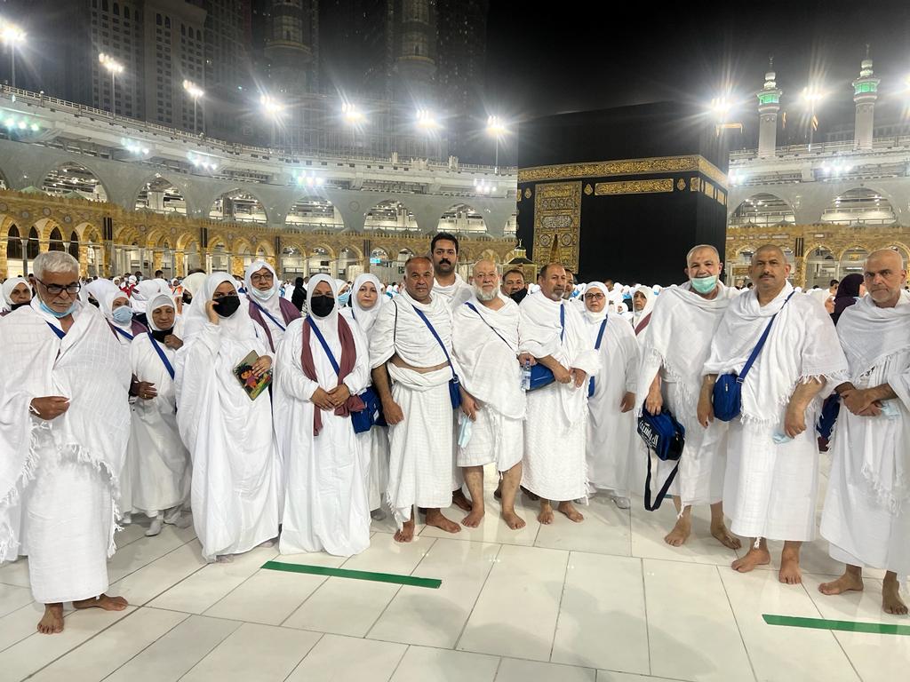 بفضل الله سبحانه وتعالى تمت عمرتي رجب وشعبان لعام ١٤٤٣ هجري.