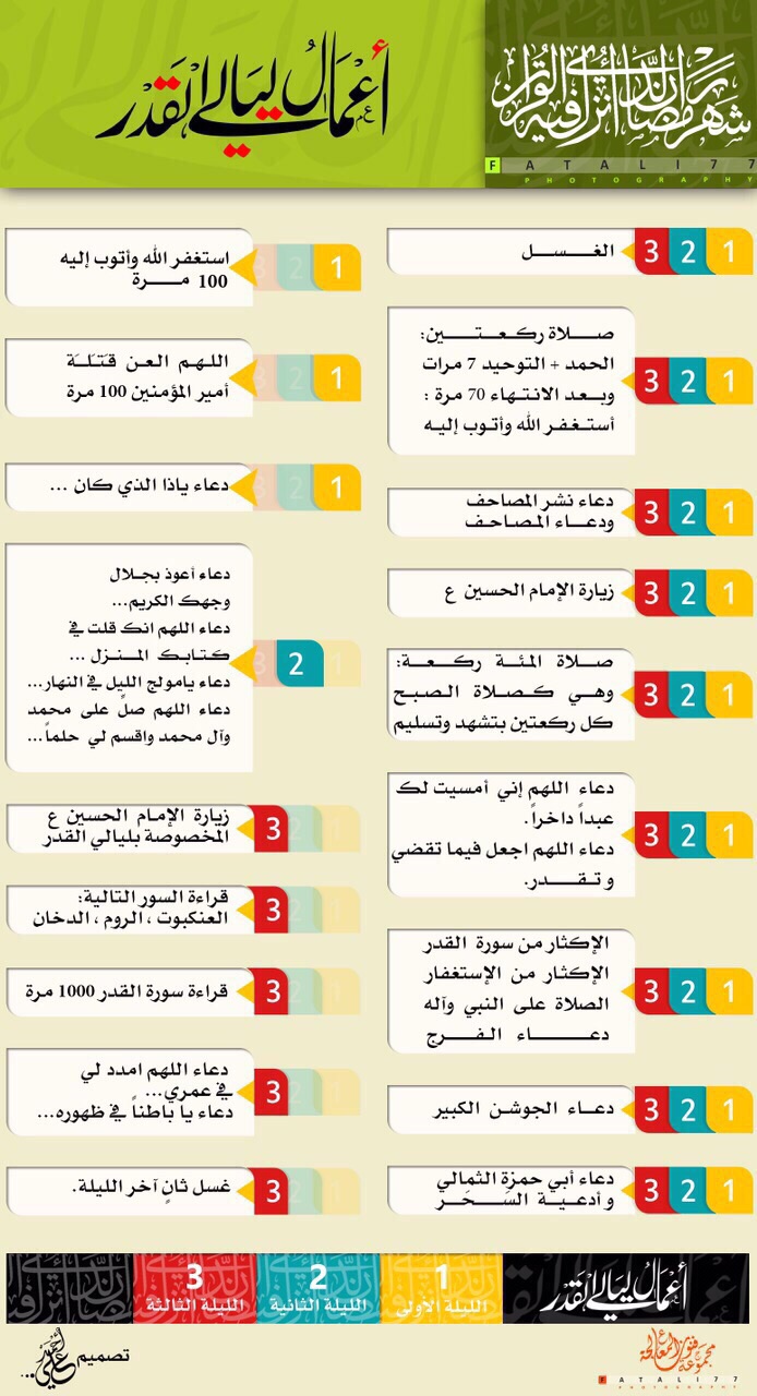 أعمال ليلة ٢١ من شهر رمضان ليلة القدر لعام ١٤٤٣ هجري