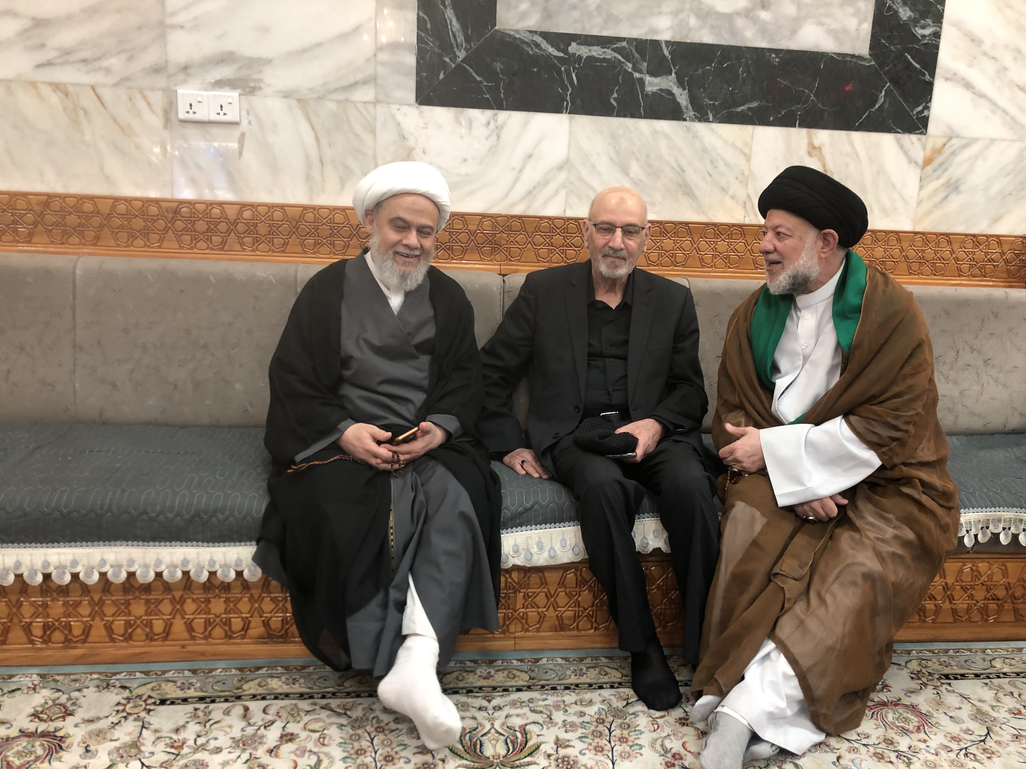 زيارة نجل آية الله العظمى الشيخ محمد حسين كاشف الغطاء رحمه الله